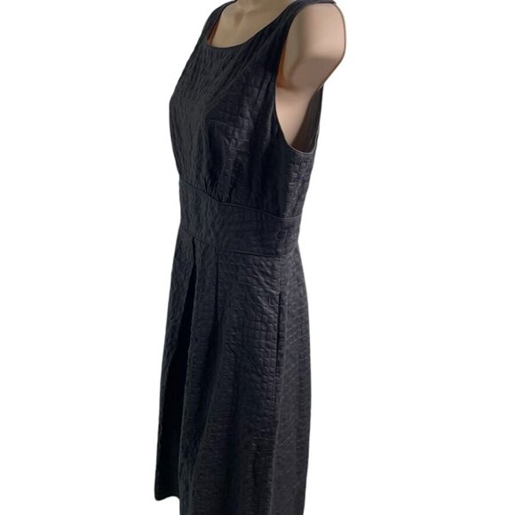 Womens J Crew Gray Textured Sleeveless Midi Dress Size Small c - Picture 5 of 9